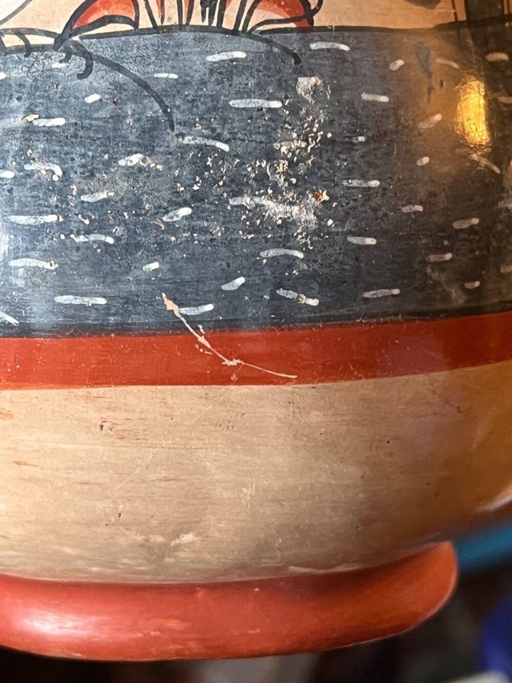 Signed Mateos Vase Handmade Tonala Pottery 9" T Bird Floral Design VTG Mexico - Picture 15 of 15